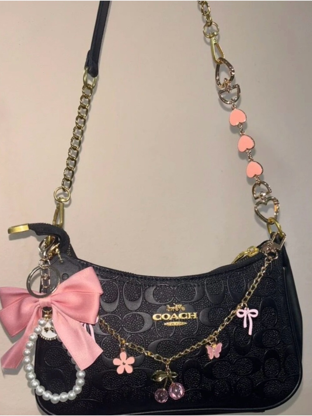 3 accessories for all types of bags Charm Accents